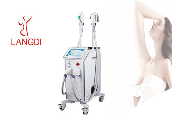 دستگاه آکنه درمانی Shr Opt Laser &amp; Ipl موهای زائد برای زیبایی اسپا