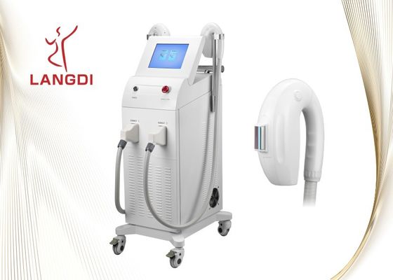 8.0 اینچ LCD Ipl Shr Pain لیزر موهای زائد موهای زائد با 2 دسته