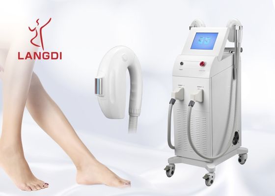 2 Handpieces بدون درد Ipl Shr دستگاه حذف مو برای سالن زیبایی